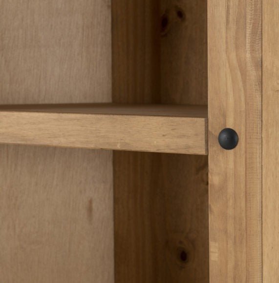 Corona Corner Shelving Display Unit Bookcase - Seconique