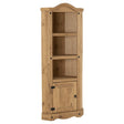 Corona Corner Shelving Display Unit Bookcase - Seconique