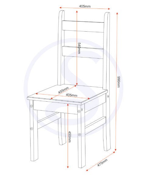 Corona Dining Table and 4 Chairs Set - Seconique