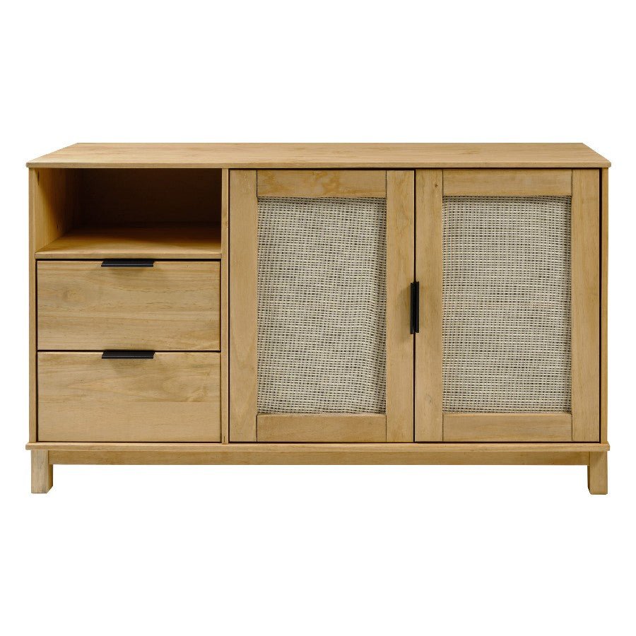 Corona Rattan 2 Door 2 Drawer Sideboard - Seconique