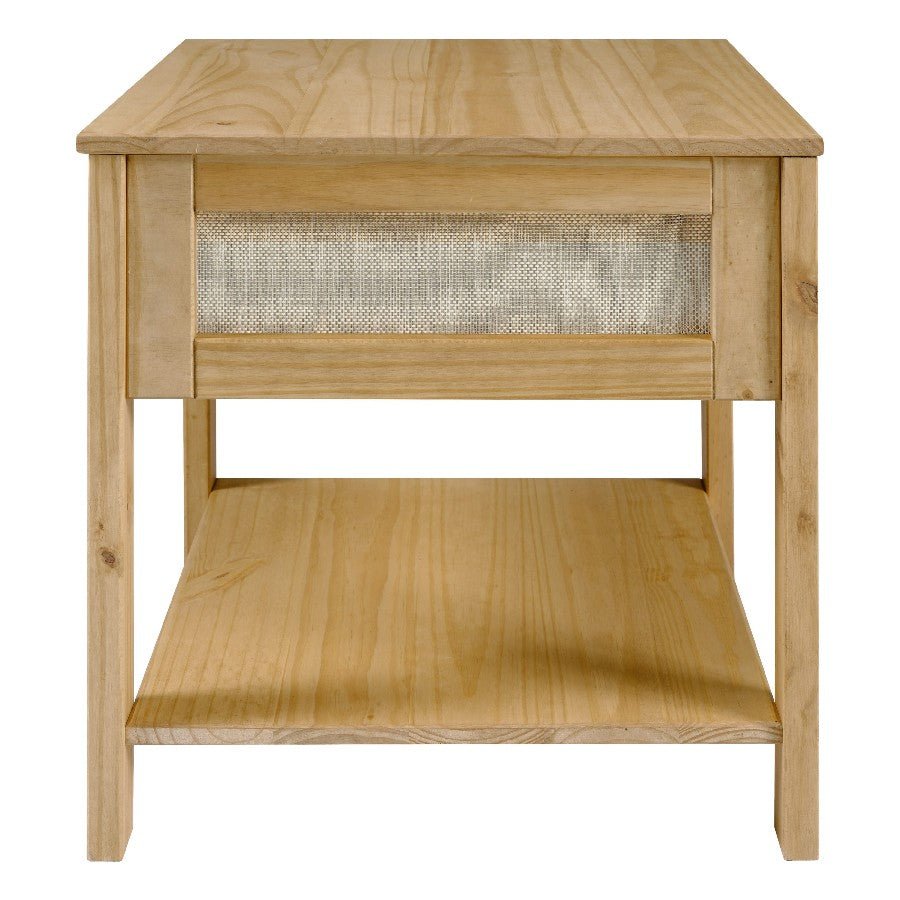 Corona Rattan Side Table - Seconique