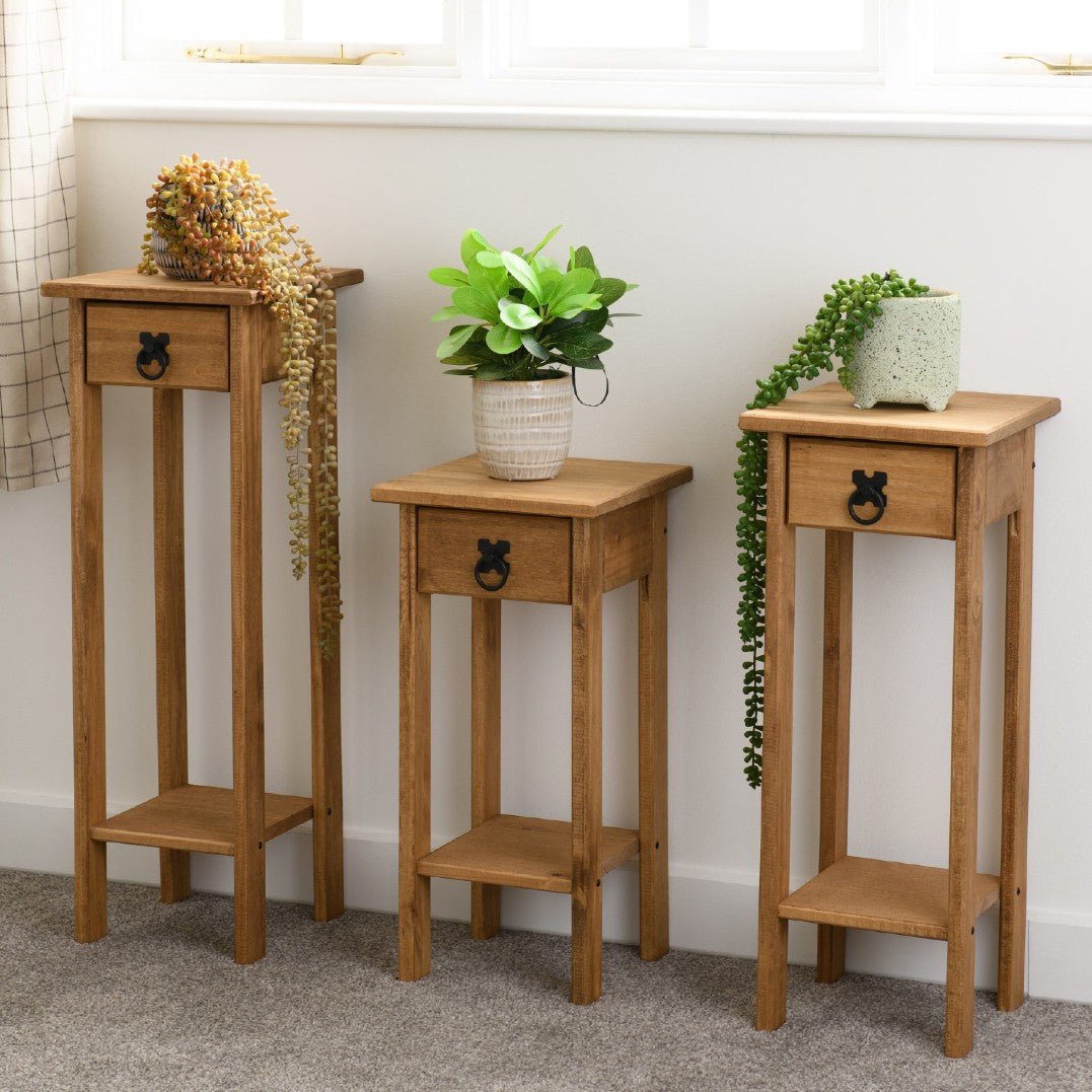 Corona Set of 3 Plant Stands - Seconique