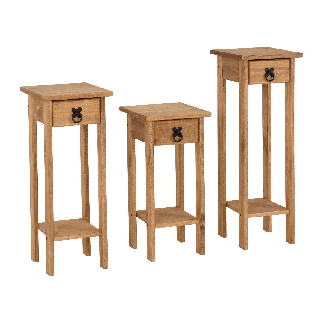 Corona Set of 3 Plant Stands - Seconique