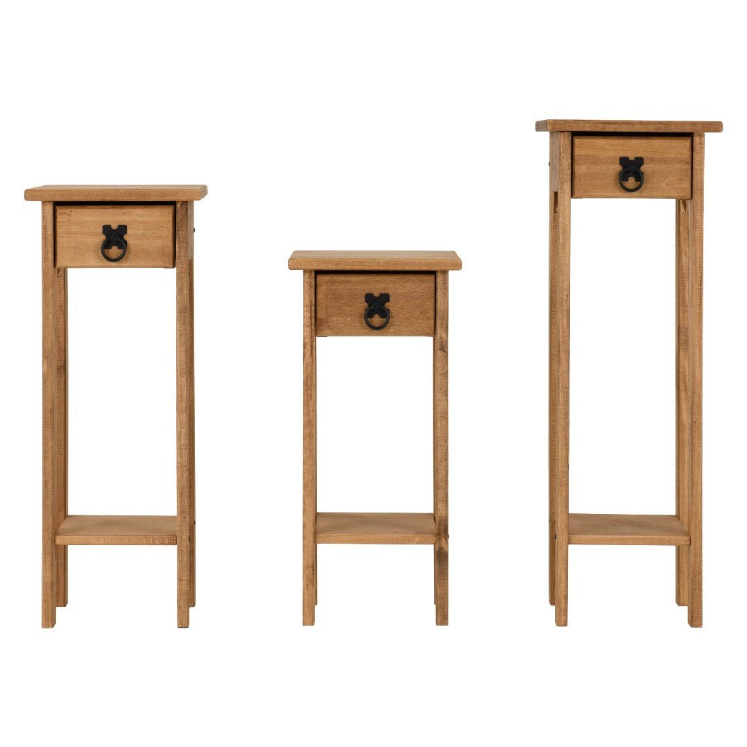 Corona Set of 3 Plant Stands - Seconique