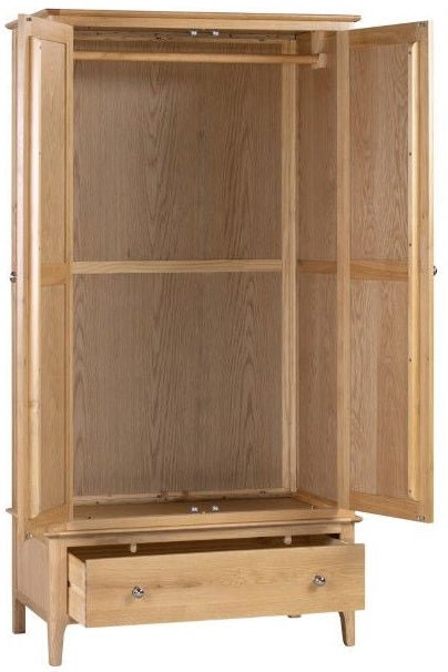Cotswold 2 Door 1 Drawer Wardrobe - Julian Bowen