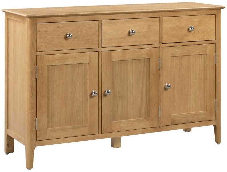 Cotswold 3 Door 3 Drawer Sideboard - Julian Bowen