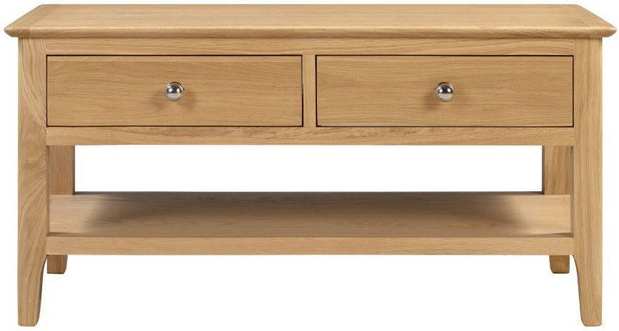 Cotswold Coffee Table With 2 Drawers - Julian Bowen