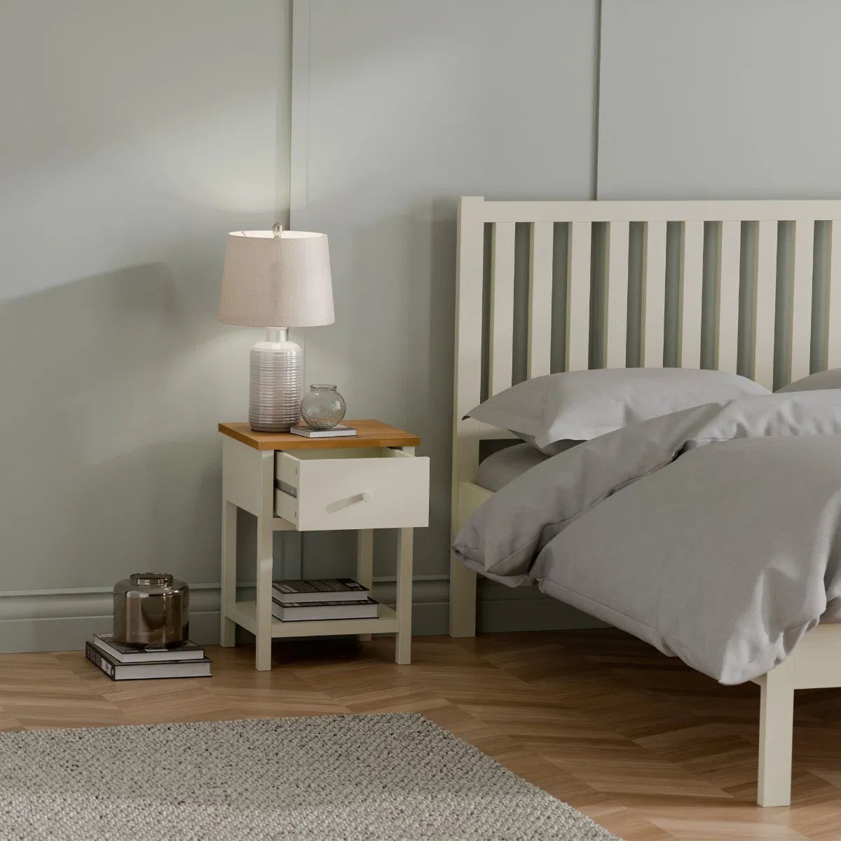 Coxmoor 1 Drawer Table - Julian Bowen