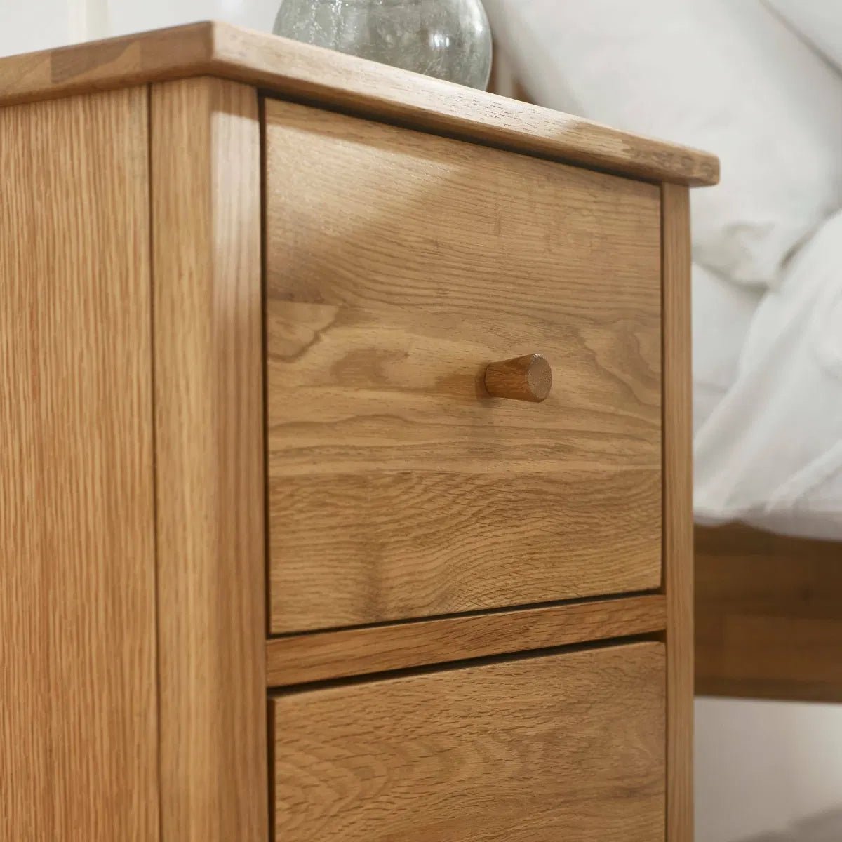 Coxmoor 2 Drawer Bedside Table - Julian Bowen