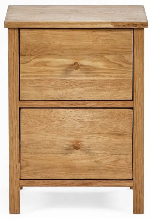 Coxmoor 2 Drawer Bedside Table - Julian Bowen