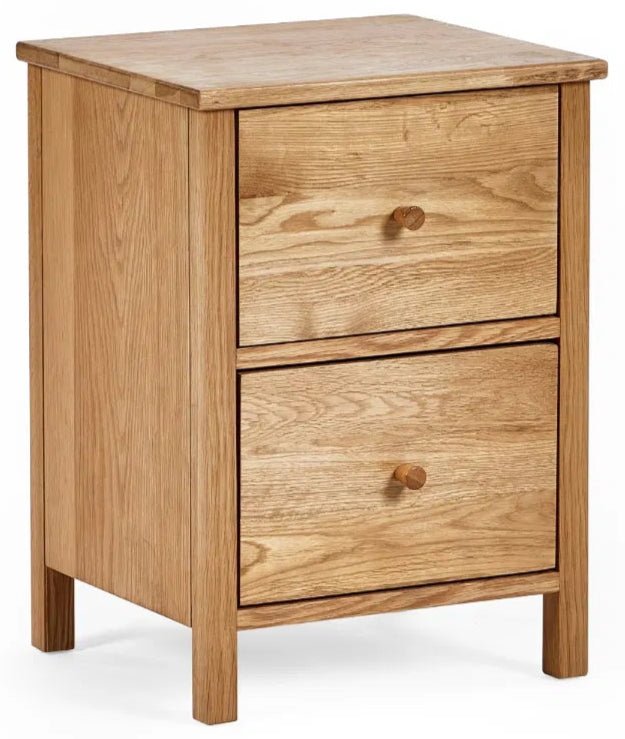 Coxmoor 2 Drawer Bedside Table - Julian Bowen