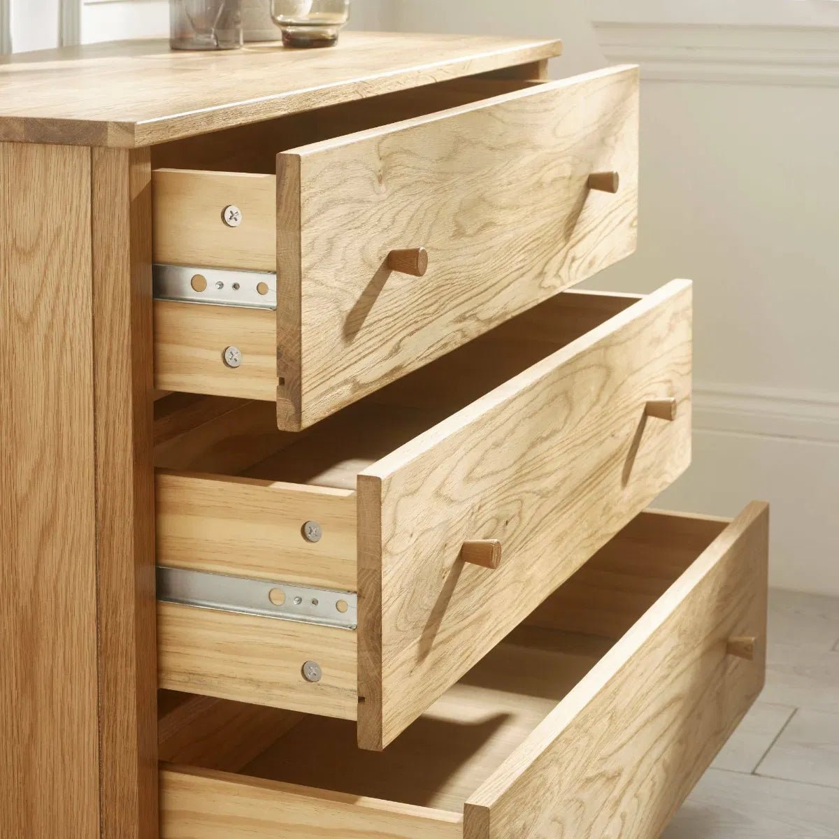 Coxmoor 3 Drawer Wide Chest - Julian Bowen