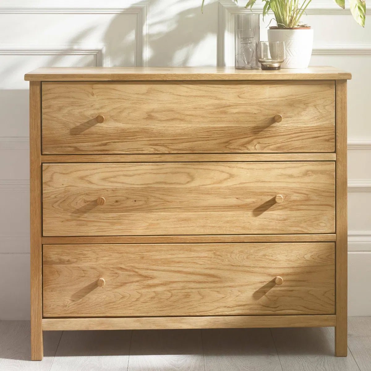 Coxmoor 3 Drawer Wide Chest - Julian Bowen