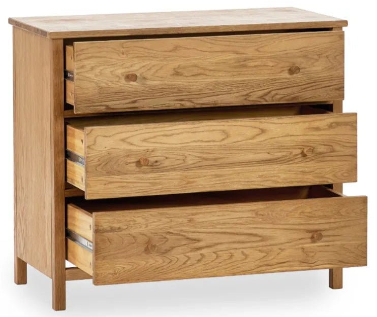Coxmoor 3 Drawer Wide Chest - Julian Bowen
