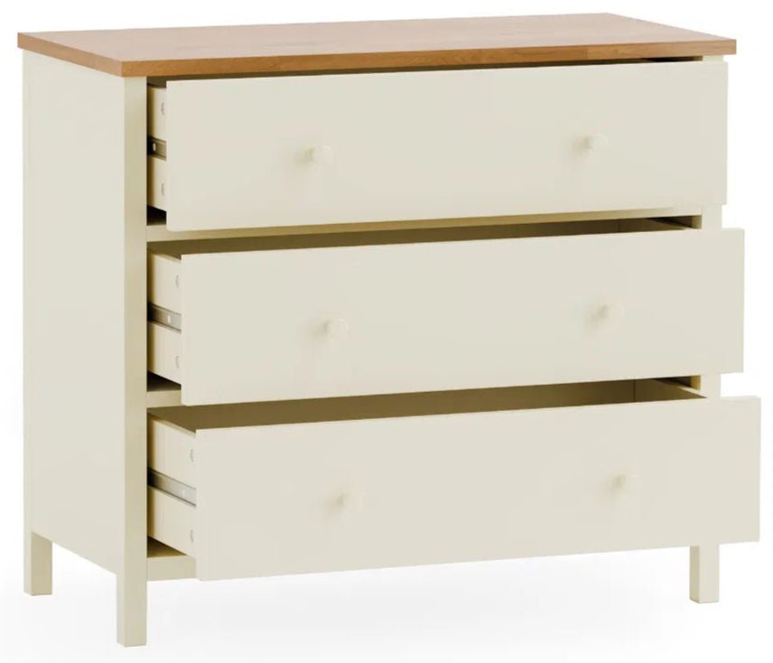 Coxmoor 3 Drawer Wide Chest - Julian Bowen