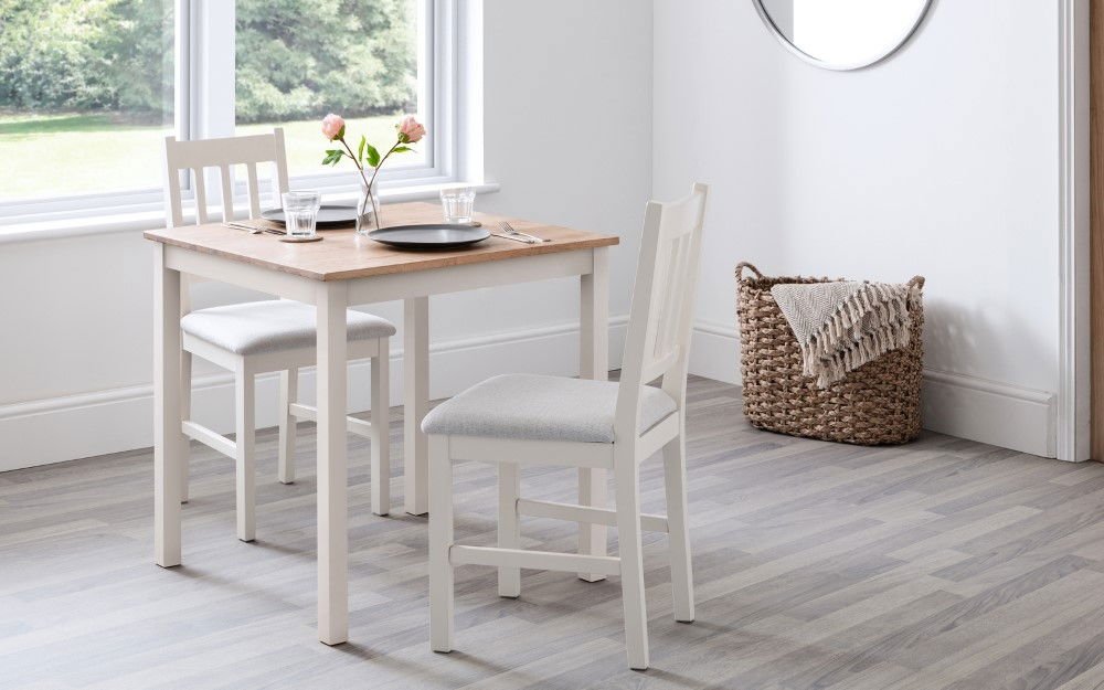 Coxmoor Square Table and 2 Coxmoor Chairs - Julian Bowen