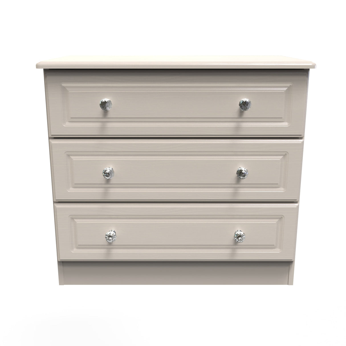 Crystal Ash 3 Drawer Chest - Welcome Furniture