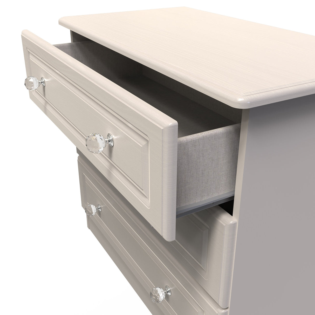 Crystal Ash 3 Drawer Chest - Welcome Furniture