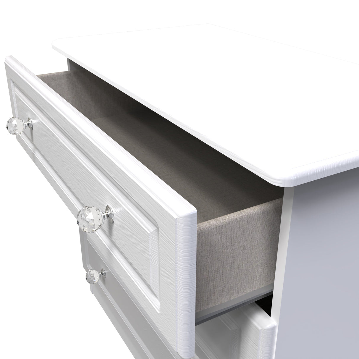 Crystal Ash 3 Drawer Chest - Welcome Furniture