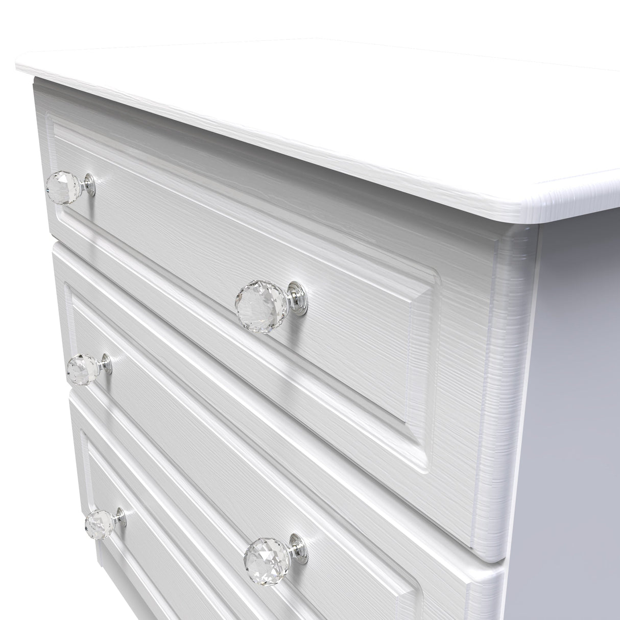 Crystal Ash 3 Drawer Chest - Welcome Furniture