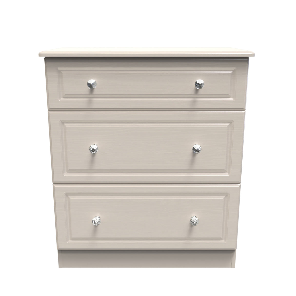 Crystal Ash 3 Drawer Deep Chest - Welcome Furniture