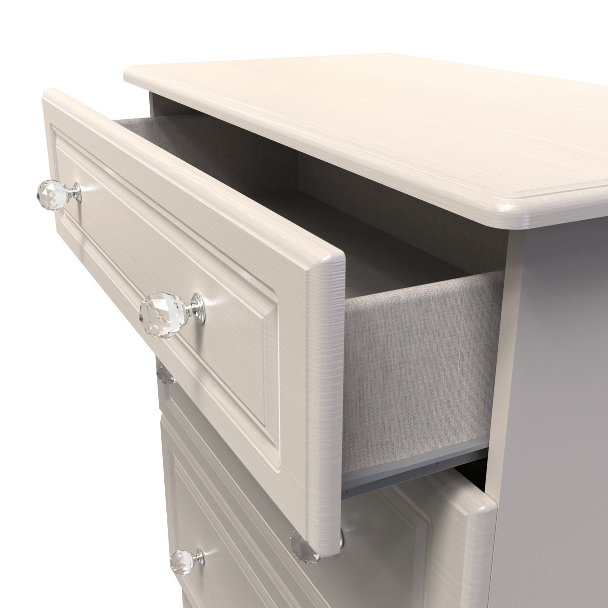Crystal Ash 3 Drawer Deep Chest - Welcome Furniture