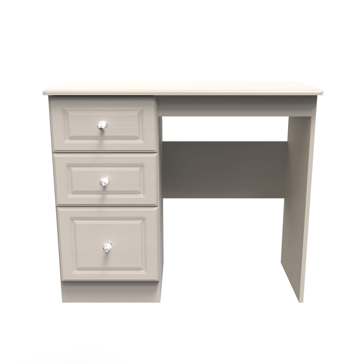 Crystal Ash 3 Drawer Vanity Table - Welcome Furniture