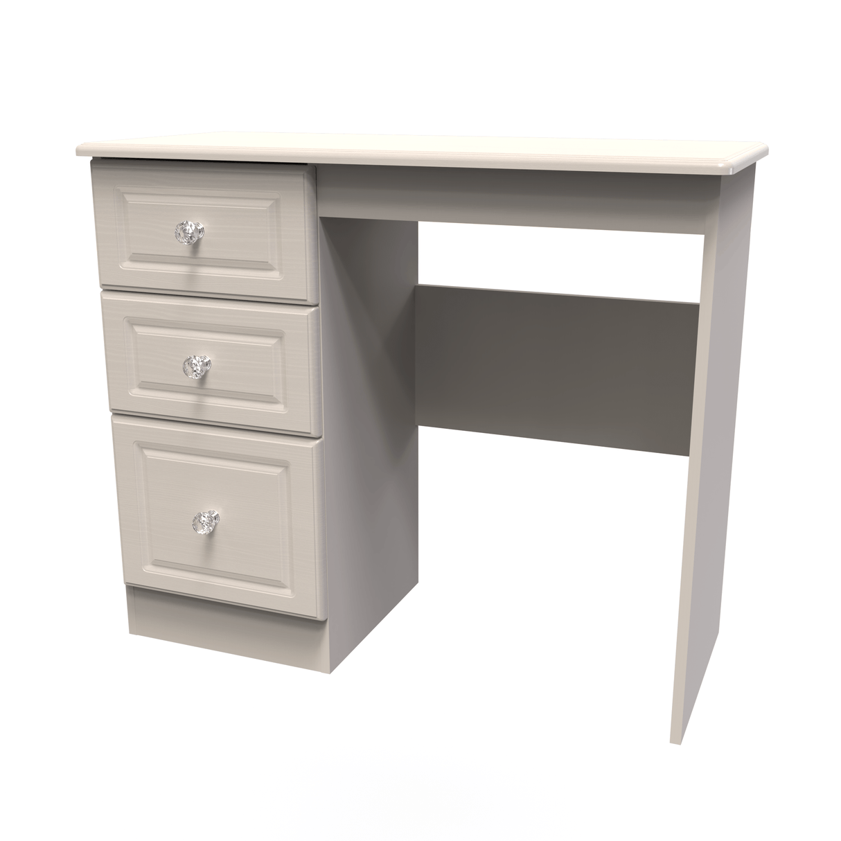 Crystal Ash 3 Drawer Vanity Table - Welcome Furniture