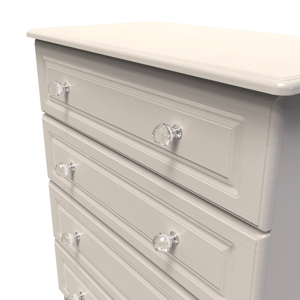 Crystal Ash 4 Drawer Chest - Welcome Furniture