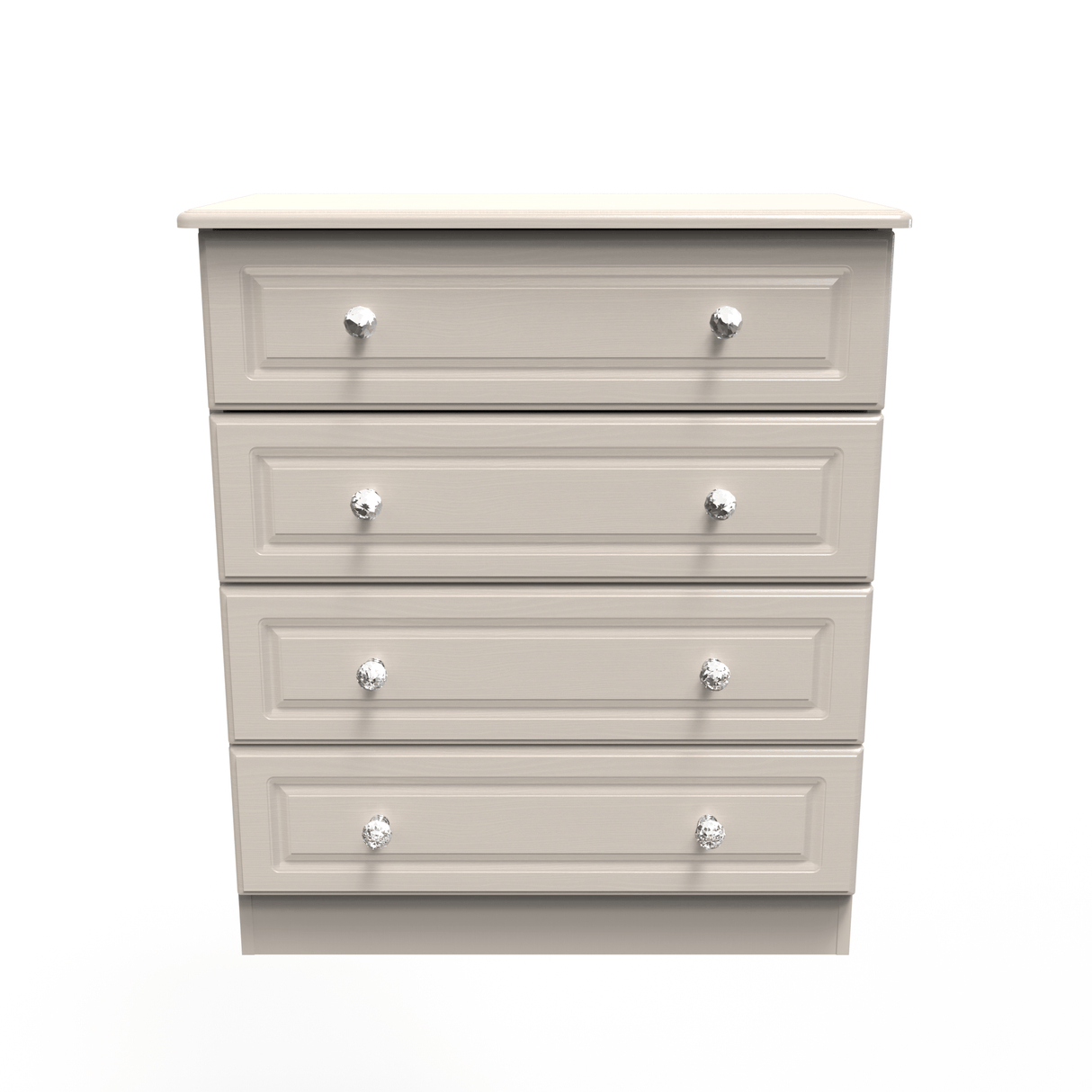 Crystal Ash 4 Drawer Chest - Welcome Furniture