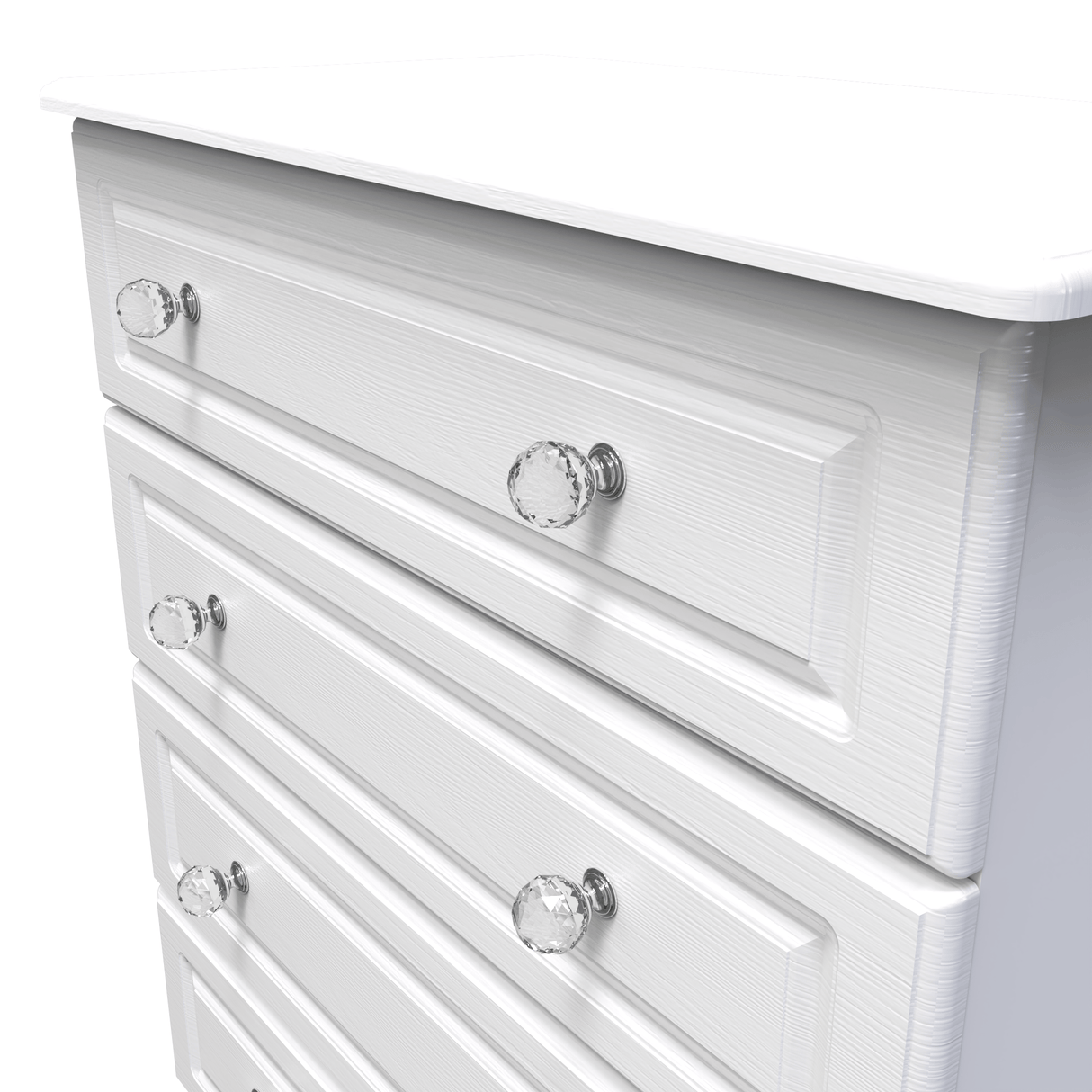 Crystal Ash 4 Drawer Chest - Welcome Furniture