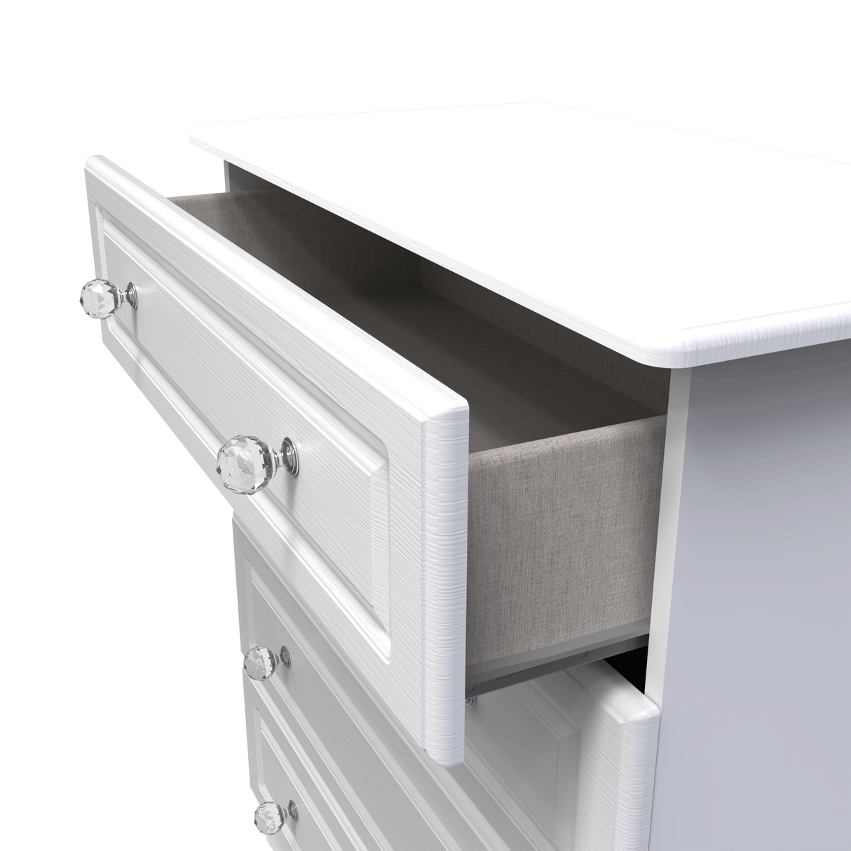 Crystal Ash 4 Drawer Chest - Welcome Furniture