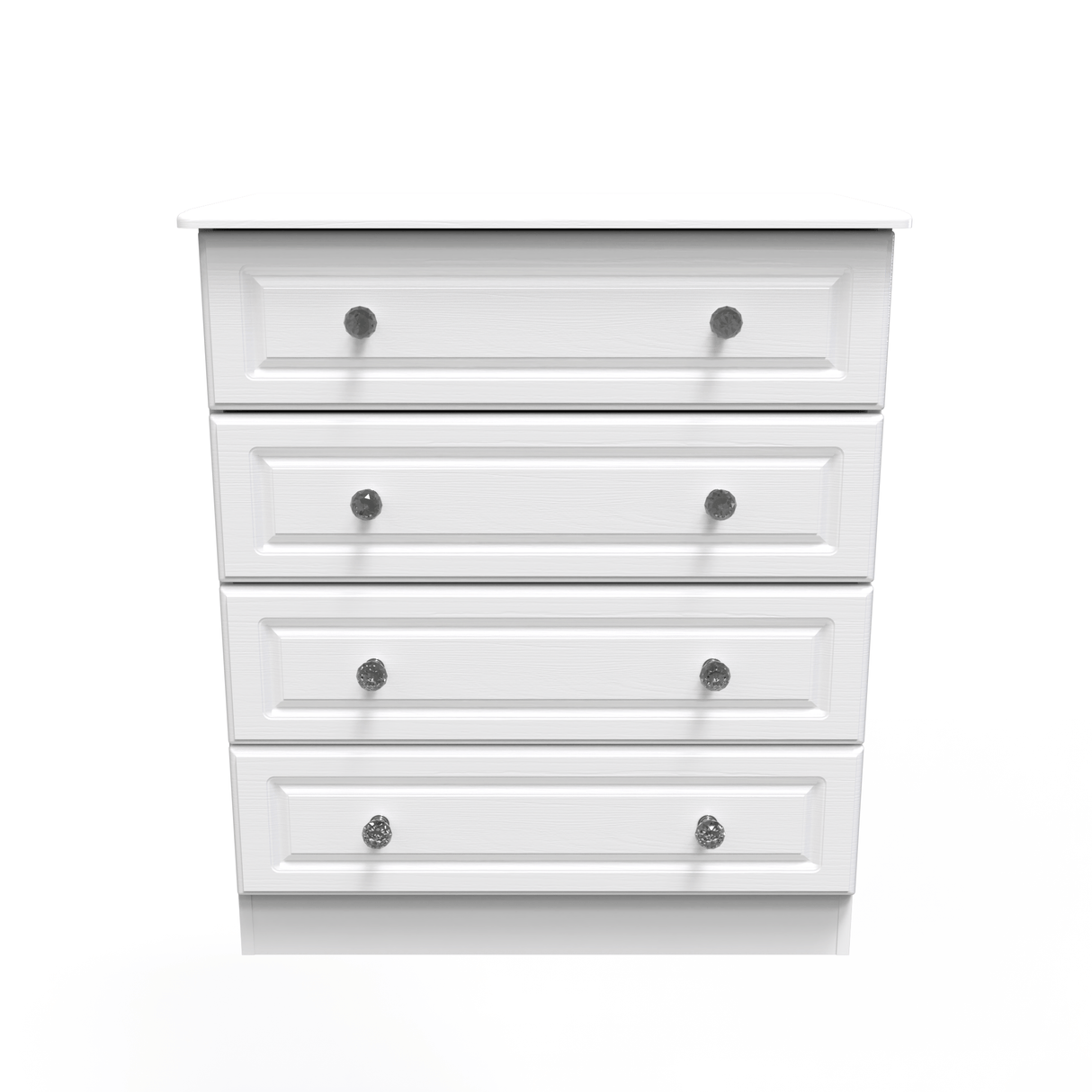 Crystal Ash 4 Drawer Chest - Welcome Furniture