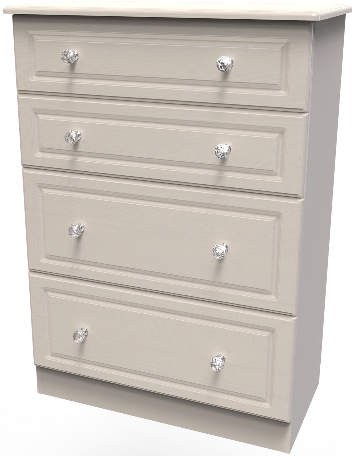 Crystal Ash 4 Drawer Deep Chest - Welcome Furniture