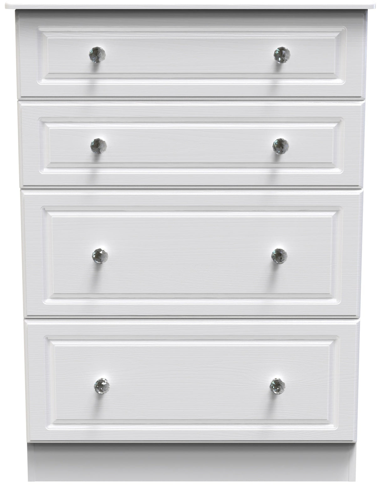 Crystal Ash 4 Drawer Deep Chest - Welcome Furniture