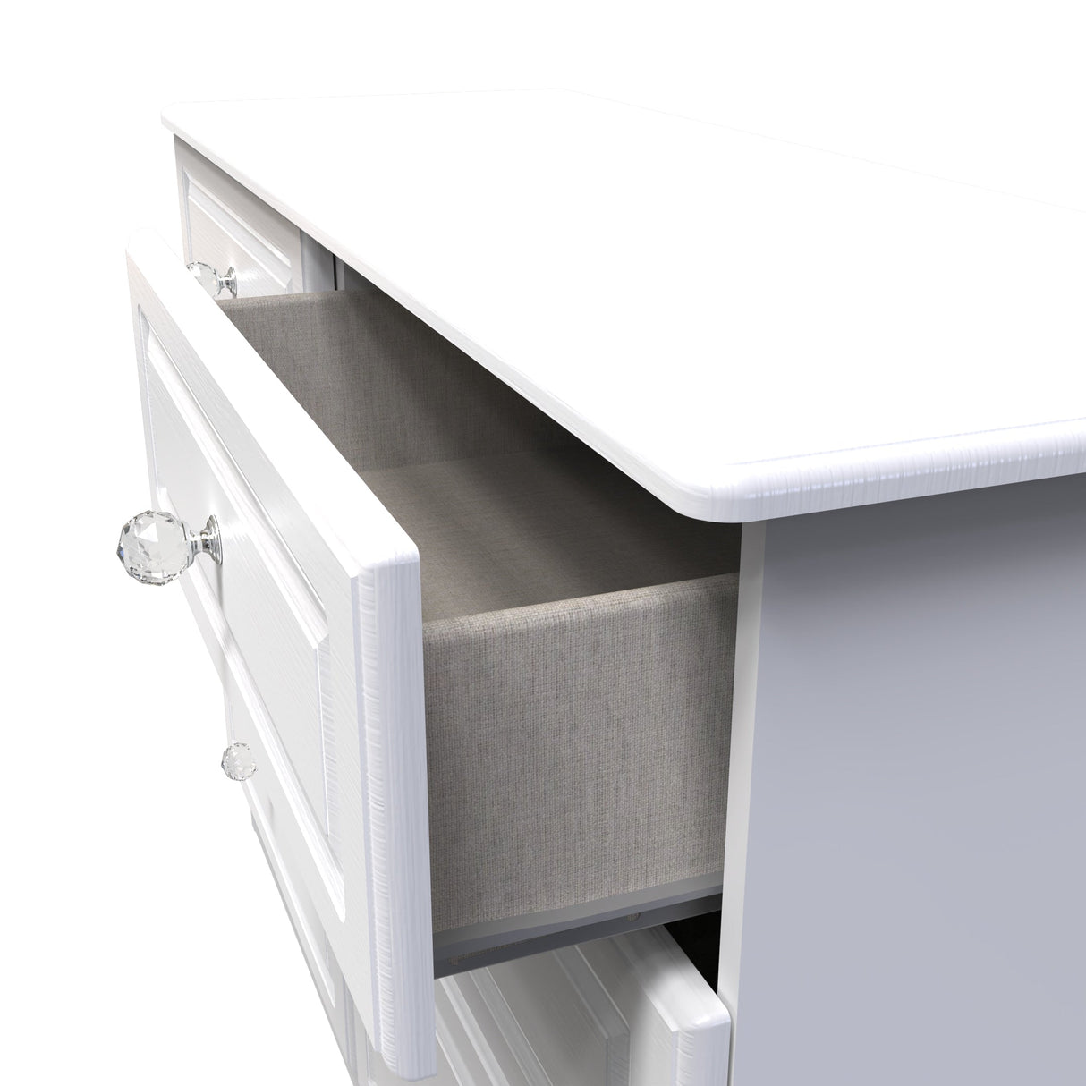 Crystal Ash 6 Drawer Midi Chest - Welcome Furniture