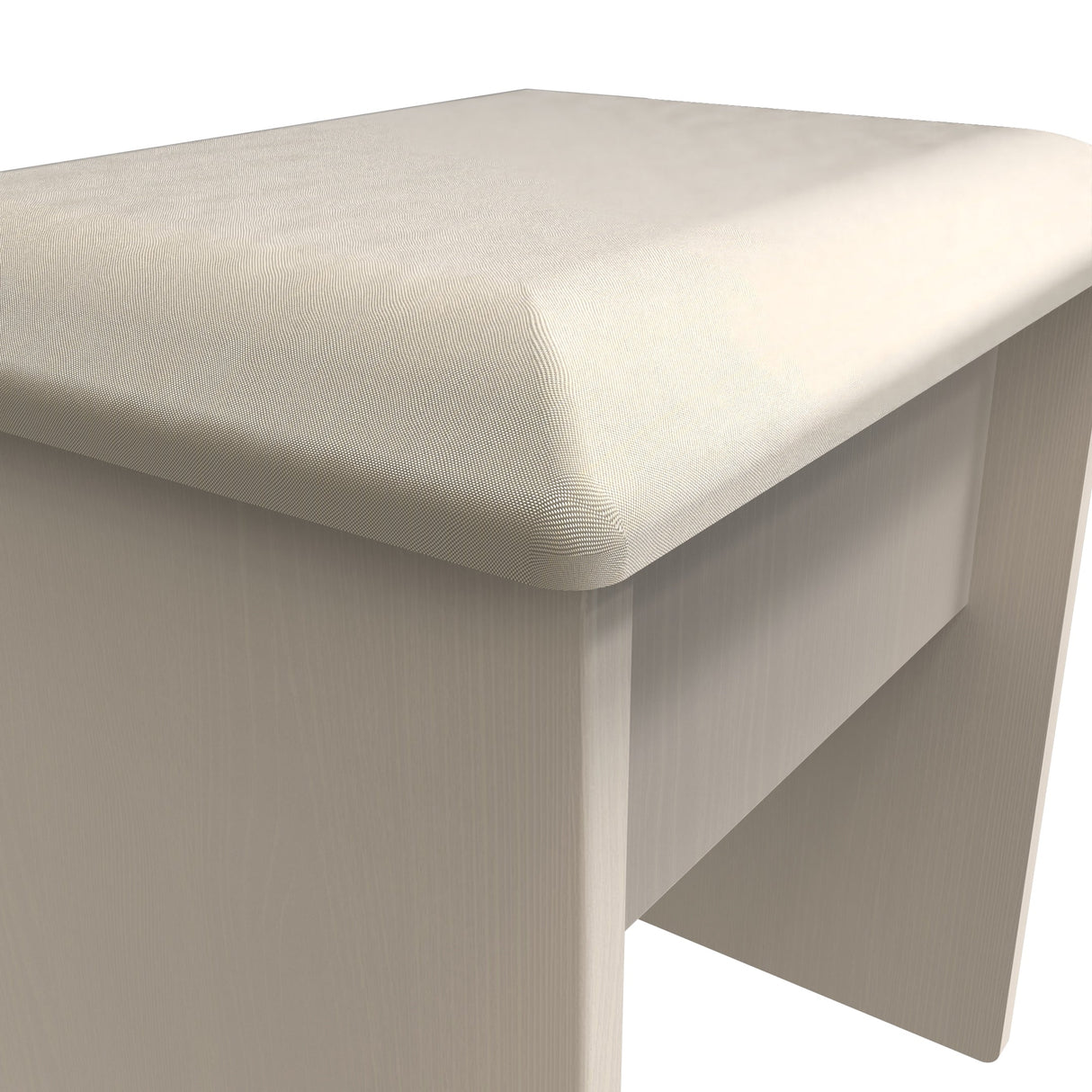 Crystal Ash Dressing Table Stool - Welcome Furniture