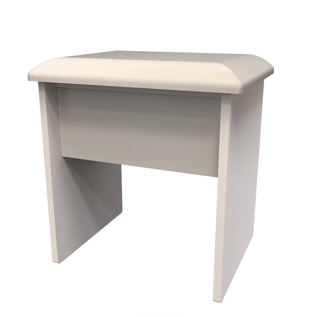 Crystal Ash Dressing Table Stool - Welcome Furniture