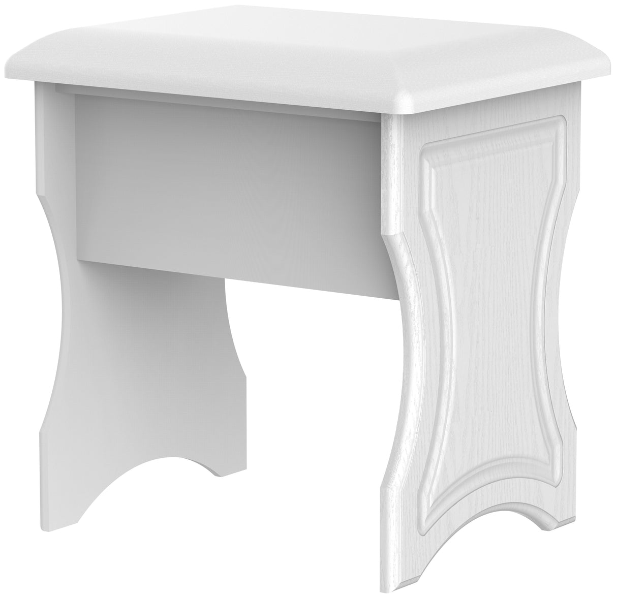 Crystal Ash Dressing Table Stool - Welcome Furniture