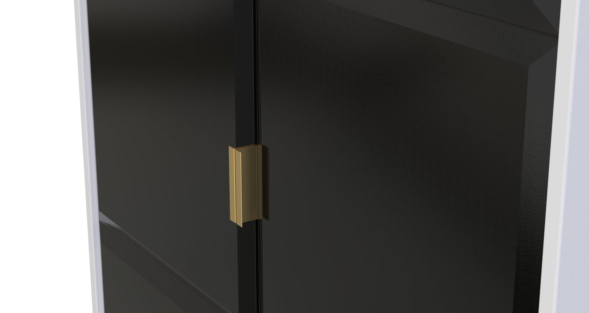 Cube 2 Door 2 Drawer Wardrobe - Welcome Furniture