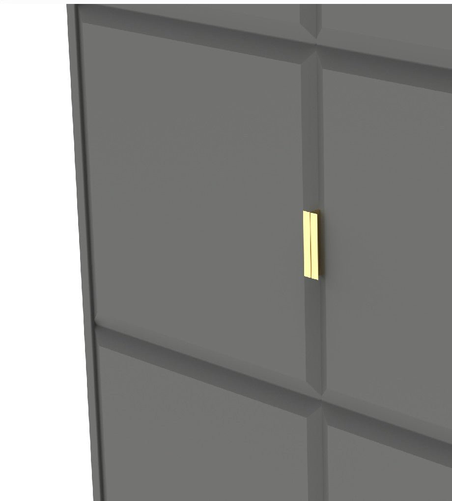 Cube 2 Door 2 Drawer Wardrobe - Welcome Furniture