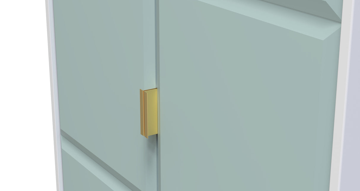 Cube 2 Door 2 Drawer Wardrobe - Welcome Furniture