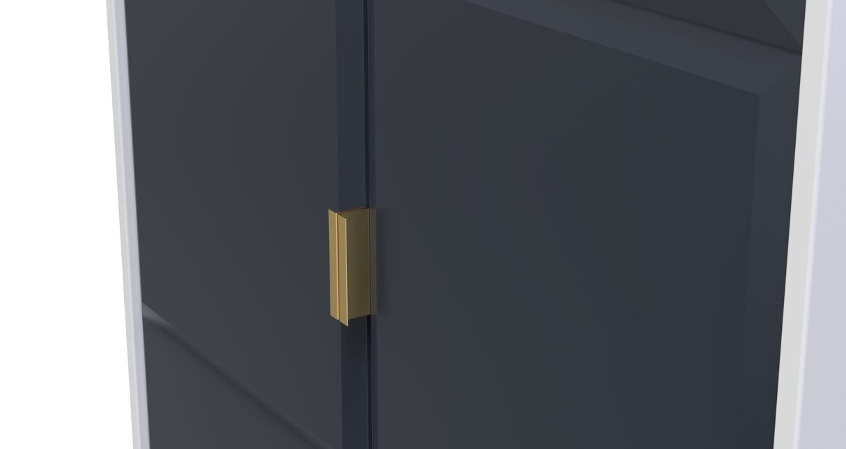 Cube 2 Door 2 Drawer Wardrobe - Welcome Furniture