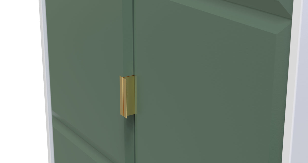 Cube 2 Door 2 Drawer Wardrobe - Welcome Furniture