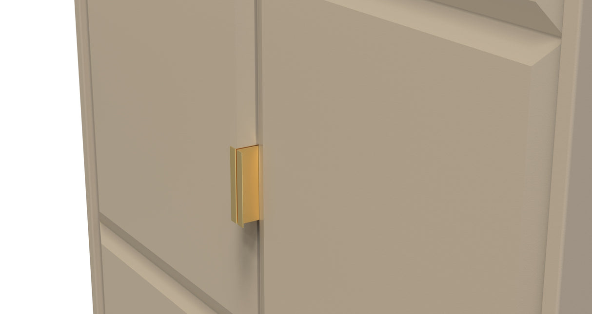 Cube 2 Door 2 Drawer Wardrobe - Welcome Furniture