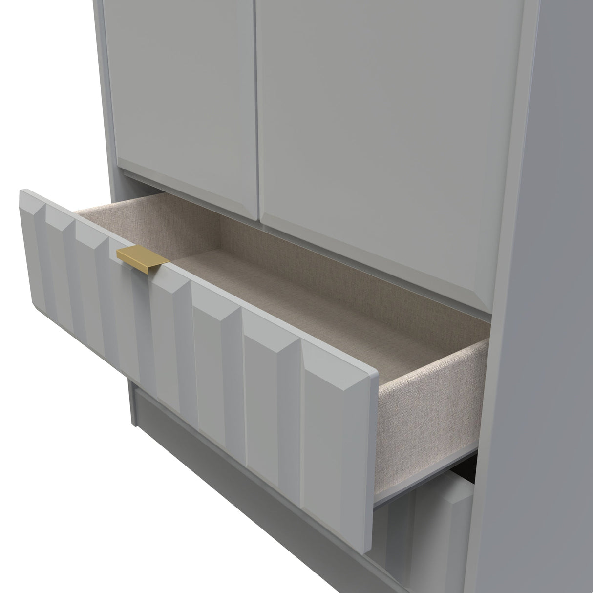 Cube 2 Door 2 Drawer Wardrobe - Welcome Furniture