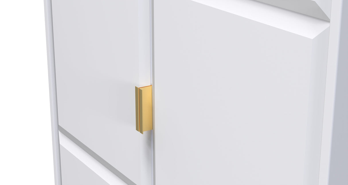 Cube 2 Door 2 Drawer Wardrobe - Welcome Furniture