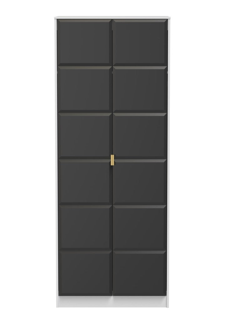 Cube 2 Door Wardrobe - Welcome Furniture