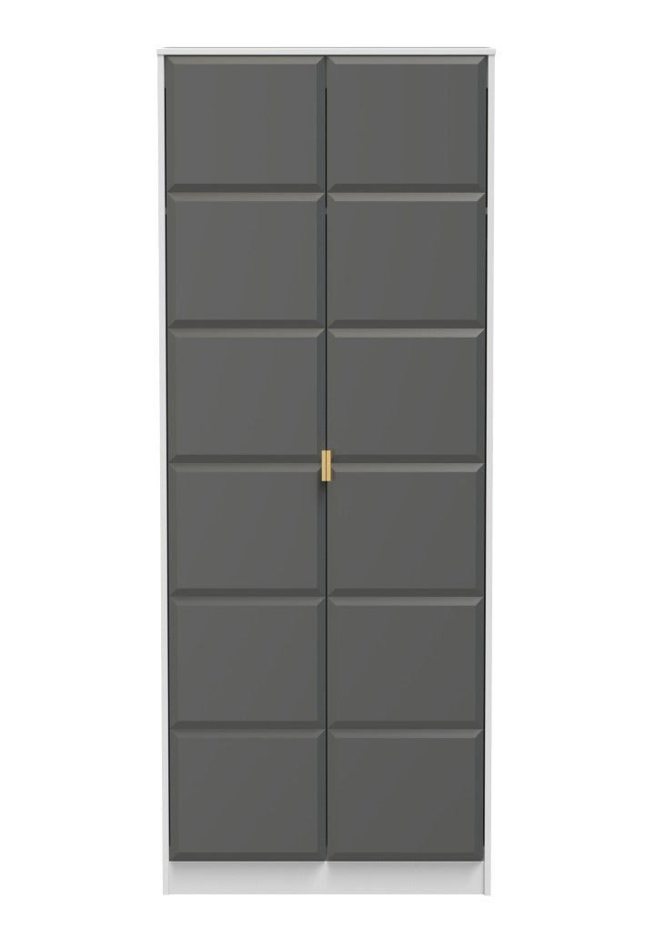 Cube 2 Door Wardrobe - Welcome Furniture