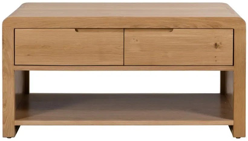 Curve 1 Drawer Coffee Table - Julian Bowen